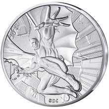 2025 France 10€ DC Comics 90th Ann: Batman Scene Silver Coin