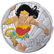 2025 France 10€ DC Comics 90th Ann: Wonder Woman Colour Silver Coin