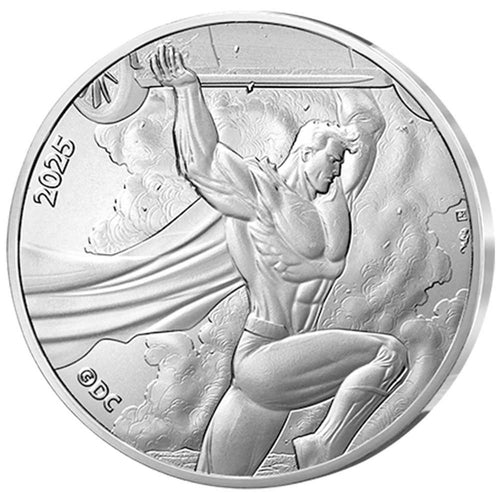 2025 France 10€ DC Comics 90th Ann: Superman - The Man of Steel Silver Coin