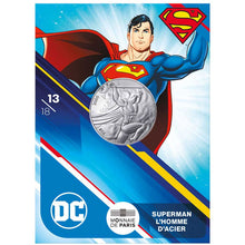 2025 France 10€ DC Comics 90th Ann: Superman - The Man of Steel Silver Coin