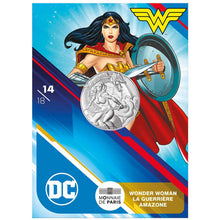 2025 France 10€ DC Comics 90th Ann: Wonder Woman the Amazon Warrior Silver Coin