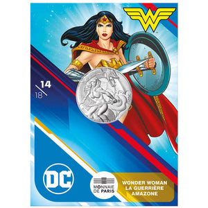 2025 France 10€ DC Comics 90th Ann: Wonder Woman the Amazon Warrior Silver Coin
