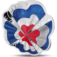 2026 France 10€ Moulin Rouge Can Can Shaped Silver Coin