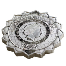 2023 Solomon Isl. $5 Phil Lewis Lion Chakra 2oz Silver Coin