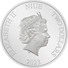 2023 Niue $2 Year of the Rabbit Bugs Bunny 1oz Silver Coin