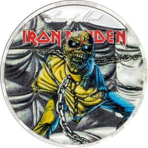 2023 Cook Isl. $10 Iron Maiden – Piece of Mind 2oz Silver Coin