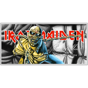 2023 Cook Isl. $1 Iron Maiden – Piece of Mind 5g Silver Note