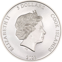 2023 Cook Isl. $5 Tenham Meteorite 1oz Silver Coin