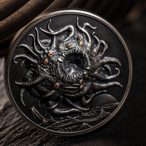 2023 Palau $20 H.P. Lovecraft Azathoth 3oz Silver Coin