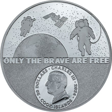 2024 Cook Isl. $20 Real Heroes Astronaut 3oz Silver Coin