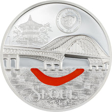 2024 Palau $20 Tiffany Art - Metropolis Seoul 3oz Silver Coin