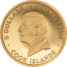 2023 Cook Islands $5 Big City Lights – San Francisco Gold 0.5g Gold Coin