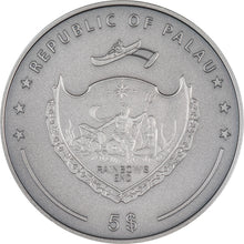 2024 Palau $5 Poker Card Guard 1oz Silver Coin