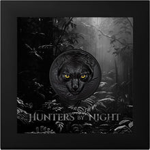 2024 Palau $10 Hunters by Night - Ocelot 2oz Silver Coin