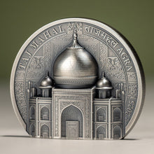 2025 Cook Isl. $10 Historical Monuments - Taj Mahal 2oz Silver Coin