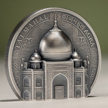 2025 Cook Isl. $10 Historical Monuments - Taj Mahal 2oz Silver Coin