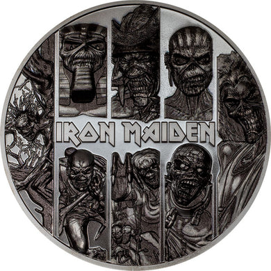 2024 Cook Isl. $20 Iron Maiden - Eddie 3oz Silver Coin