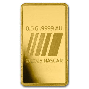 NASCAR Racing 0.5g Gold Bar in Card