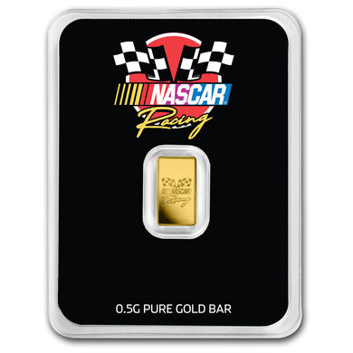 NASCAR Racing 0.5g Gold Bar in Card