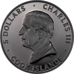 2025 Cook Isl. $5 Butterfly 1oz Silver Coin