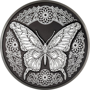 2025 Cook Isl. $5 Butterfly 1oz Silver Coin