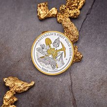2026 $1 Australia's First Gold Rush Gilded 1oz Silver Proof Coin