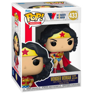 Wonder Woman - WW Classic w/Cape 80th ANNIV Pop!