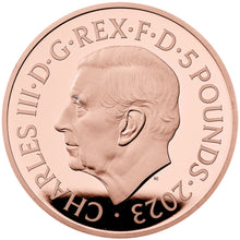 2023 UK £5 King Charles III 75th Birthday Gold Proof