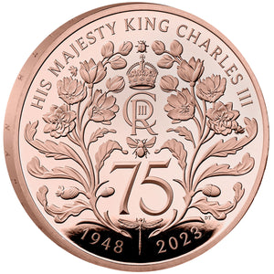 2023 UK £5 King Charles III 75th Birthday Gold Proof
