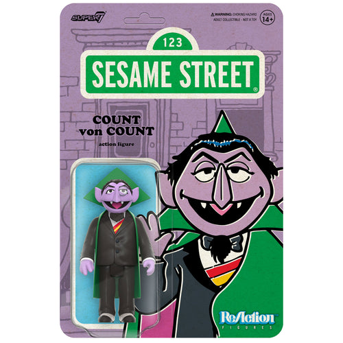 Sesame Street Wave 01 - Count von Count ReAction Figure