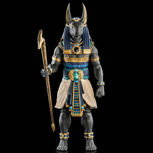 Figura Obscura: Anubis, Black and Blue Action Figure