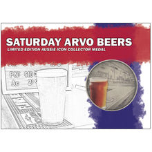 Aussie Icons - Saturday Arvo Beers 51mm Silver-Plated  Collector Medal