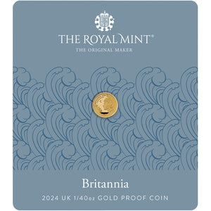 2024 UK 50p Britannia UK 1/40oz Gold Proof