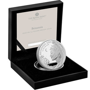 2024 UK £2 Britannia UK 1oz Silver Proof Coin