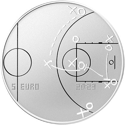 2023 Latvia 5€ 100yrs Basketball Silver Proof
