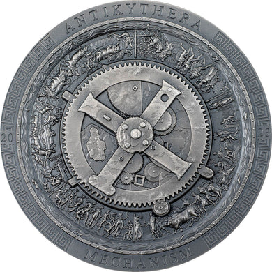 2023 Cook Isl. $20 Antikythera Mechanism 3oz Silver Coin