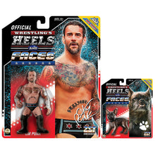 Heels & Faces - CM Punk w/Larry 4.5 inch Scale Action Figure Set
