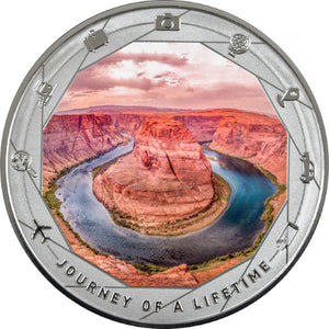 2025 Cameroon 1000Fr Journey of a Lifetime - Horseshoe Bend 1oz Silver Coin