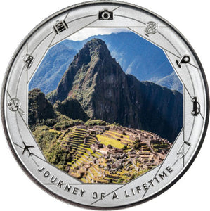 2025 Cameroon 1000Fr Journey of a Lifetime - Machu Picchu 1oz Silver Coin