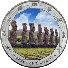 2025 Cameroon 1000Fr Journey of a Lifetime - Easter Island 1oz Silver Coin