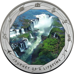 2025 Cameroon 1000Fr Journey of a Lifetime - Iguazu Falls 1oz Silver Coin