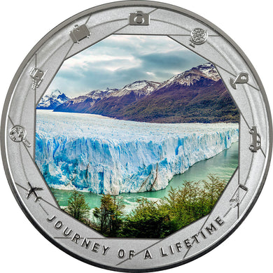 2025 Cameroon 1000Fr Journey of a Lifetime - Perito Moreno 1oz Silver Coin