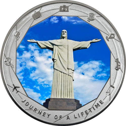 2025 Cameroon 1000Fr Journey of a Lifetime - Christ the Redeemer 1oz Silver Coin