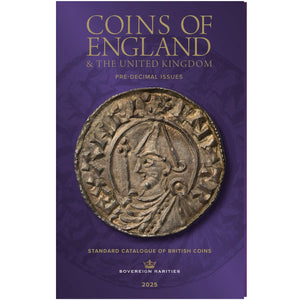 Coins of England & the United Kingdom Hardcover Book, 2025, PRE-DECIMAL Issues