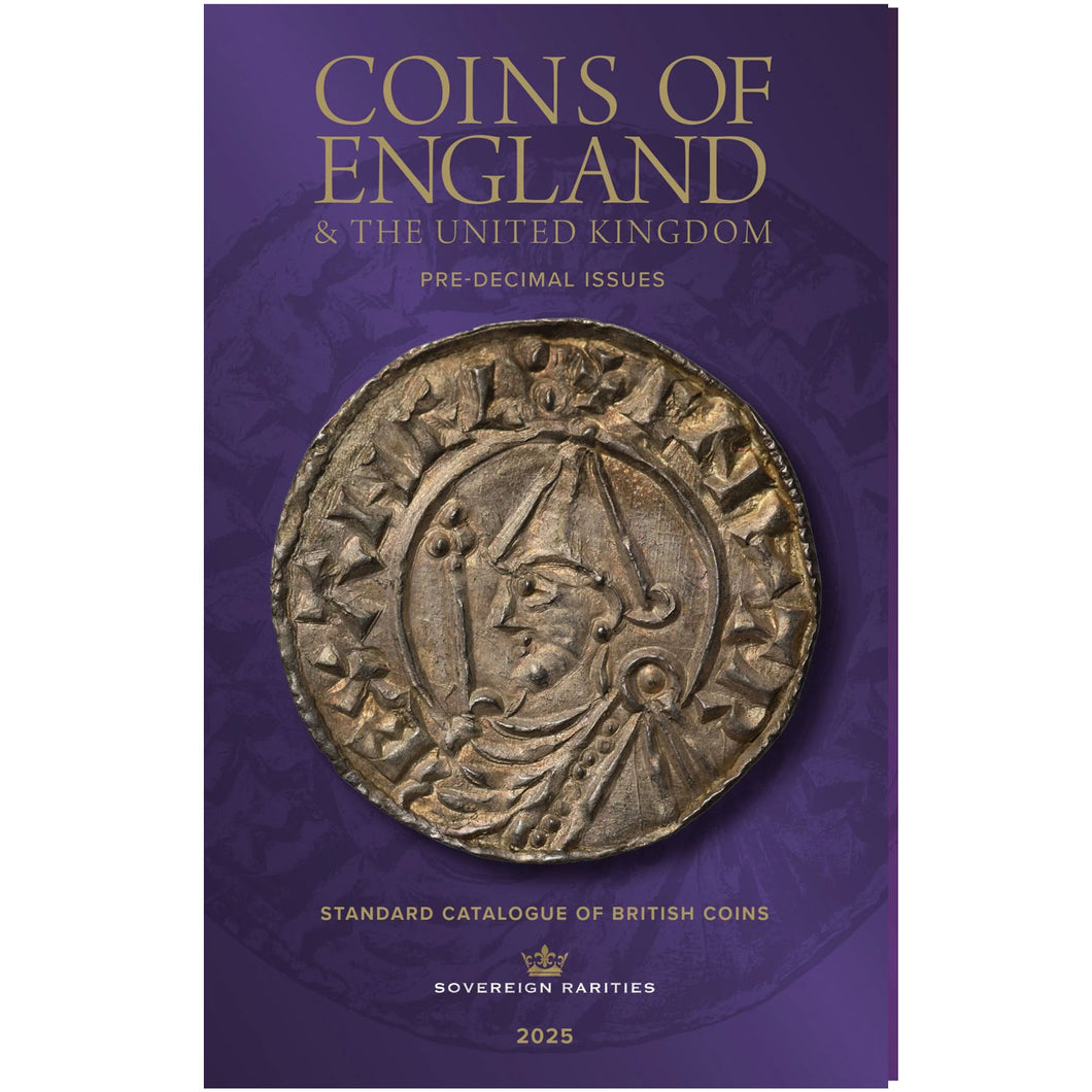 Coins of England & the United Kingdom Hardcover Book, 2025, PRE-DECIMAL Issues