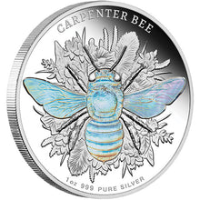 2025 Niue $2 Native Bees - Carpenter Bee Hologram 1oz Silver Proof Coin