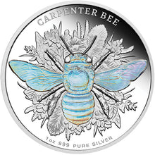2025 Niue $2 Native Bees - Carpenter Bee Hologram 1oz Silver Proof Coin