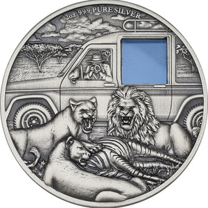 2025 Niue $5 Feral to Friendly: Cats 2oz Silver Coin