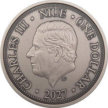 2027 Niue $1 Australia's Christmas Beetle Silver-Plated Coin
