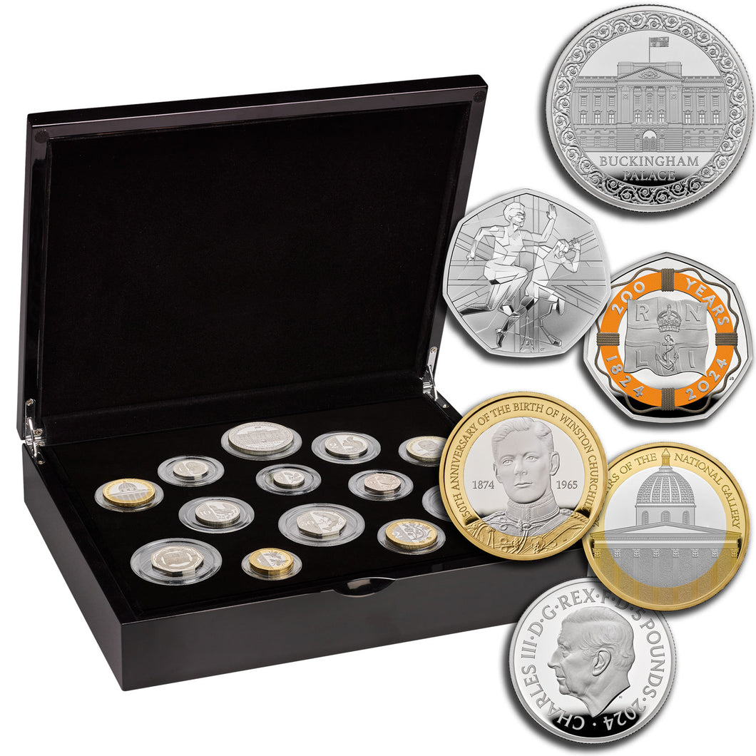 2024 UK Annual Silver Proof Set (13 coins)